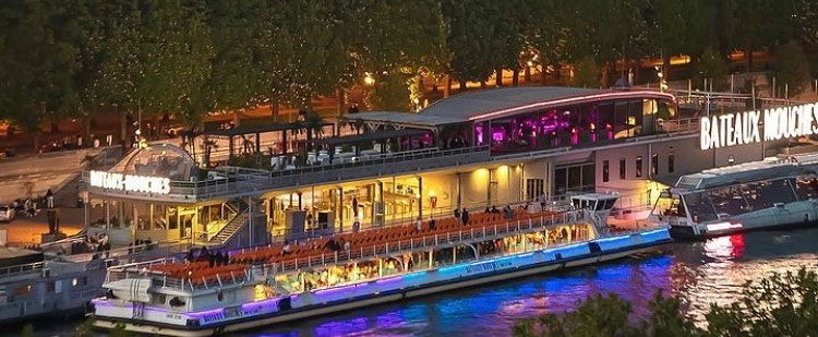 Bateaux mouches croisière restaurant péniche Paris